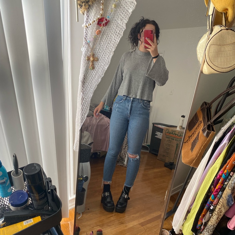 Reformation high-waisted skinny jean